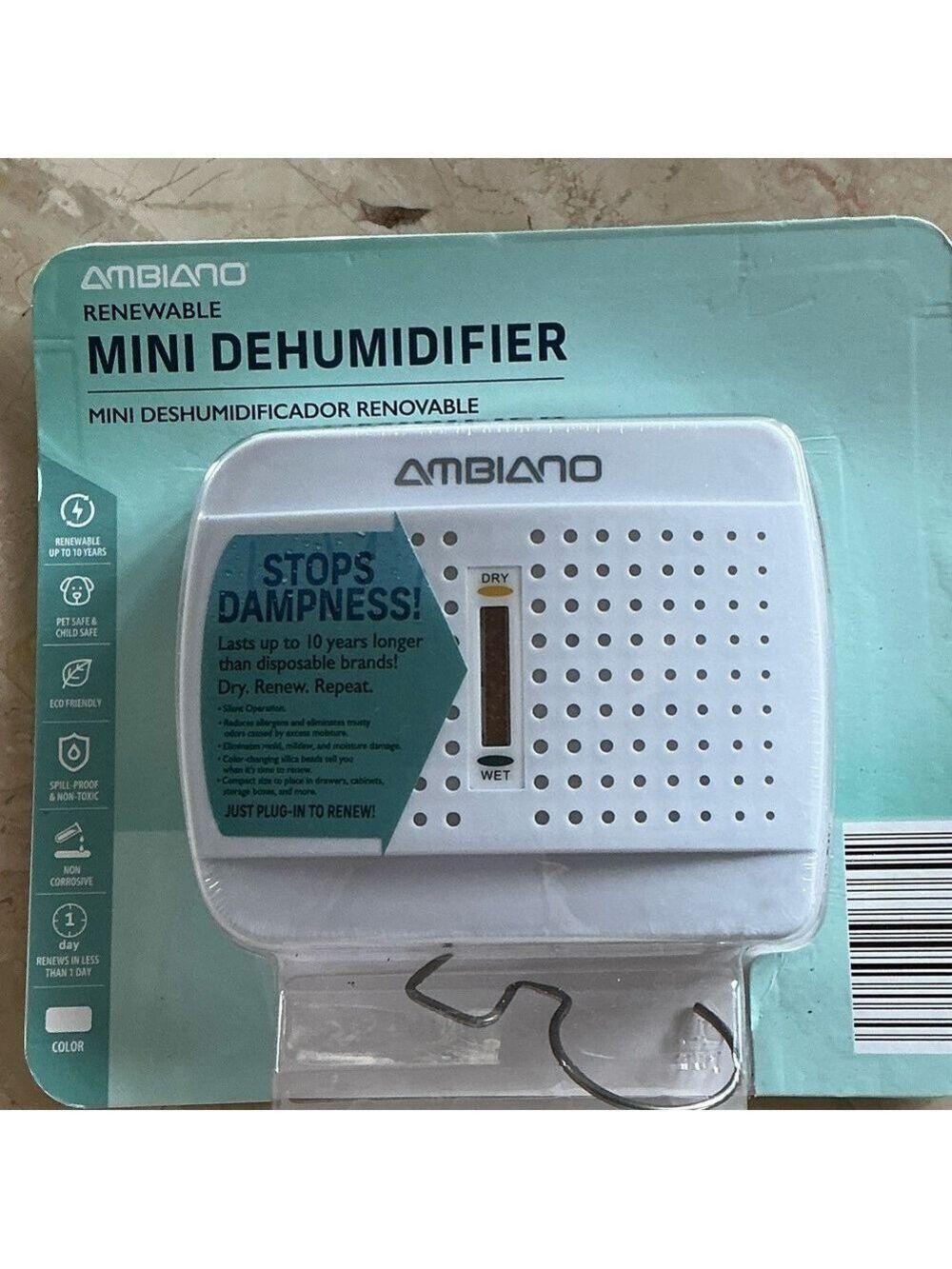 White Mini Dehumidifier Renovable